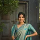 teal sky__Aagam silk